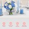Prestee 24 Plastic Table Cloth Disposable - 108 x 54 White Tablecloth Rectangle - Plastic Table Cover for Parties, BBQs, Weddings, Outdoor Gatherings, and Fine Dining Events